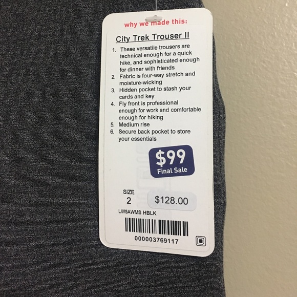Lululemon city trek trouser ll - Picture 4 of 6